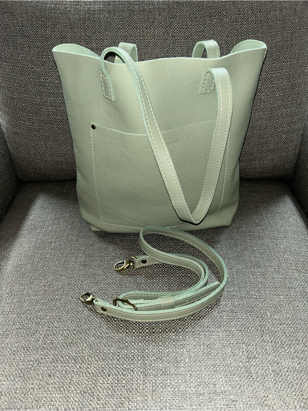 Portland Leather Crossbody Tote-Classic